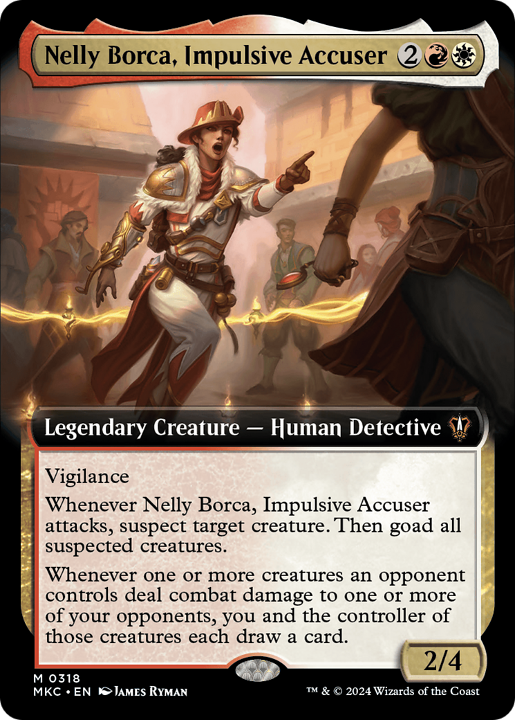 Nelly Borca, Impulsive Accuser (Extended Art) [Murders at Karlov Manor Commander] | Galactic Gamez