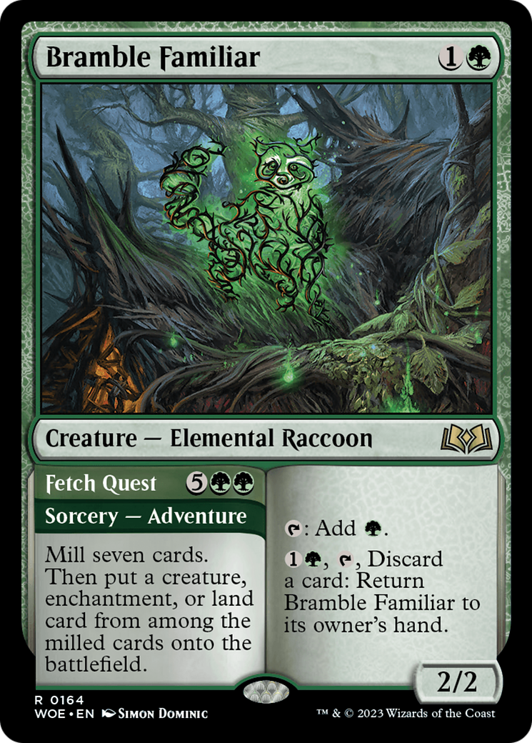 Bramble Familiar // Fetch Quest [Wilds of Eldraine] | Galactic Gamez