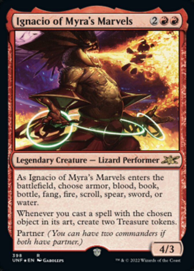 Ignacio of Myra's Marvels (Galaxy Foil) [Unfinity] | Galactic Gamez