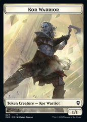 Kor Warrior // Shapeshifter (023) Double-Sided Token [Commander Legends: Battle for Baldur's Gate Tokens] | Galactic Gamez
