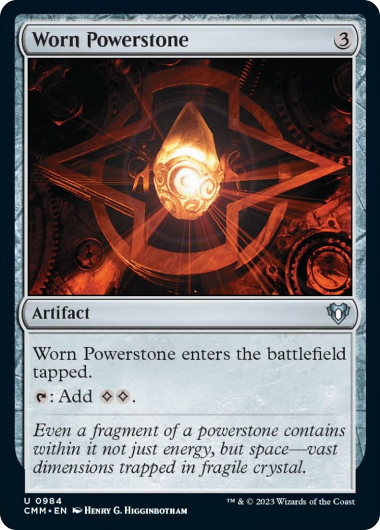 Worn Powerstone [Commander Masters] | Galactic Gamez