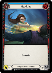Head Jab (Blue) [U-WTR100] (Welcome to Rathe Unlimited)  Unlimited Rainbow Foil | Galactic Gamez