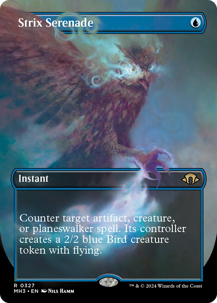 Strix Serenade (Borderless) [Modern Horizons 3] | Galactic Gamez