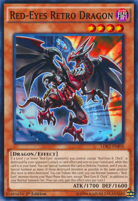 Red-Eyes Retro Dragon [LDK2-ENJ04] Common | Galactic Gamez