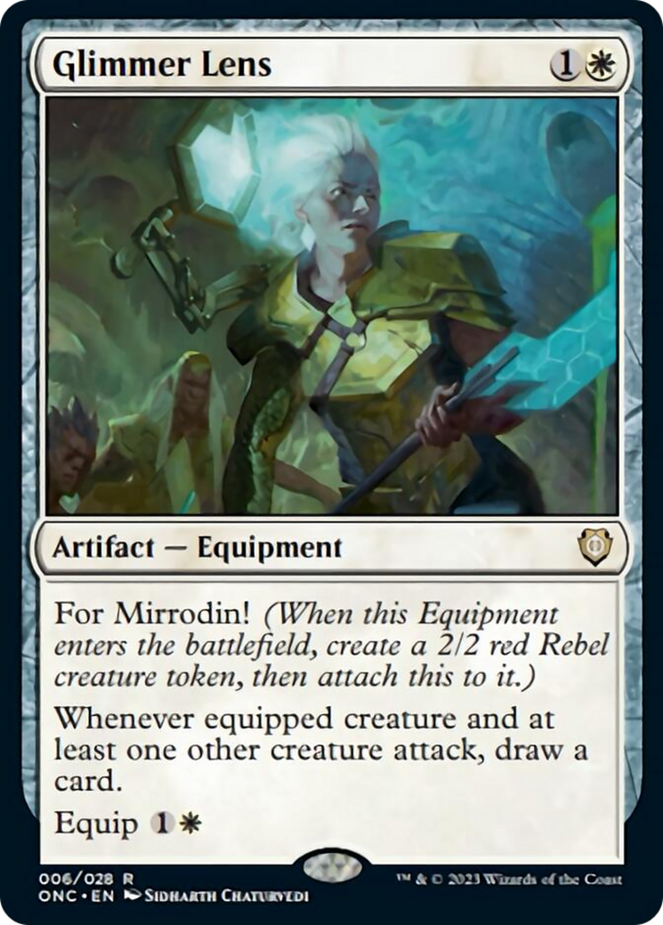 Glimmer Lens [Phyrexia: All Will Be One Commander] | Galactic Gamez