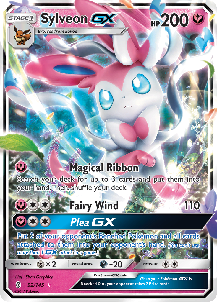 Sylveon GX (92/145) [Sun & Moon: Guardians Rising] | Galactic Gamez