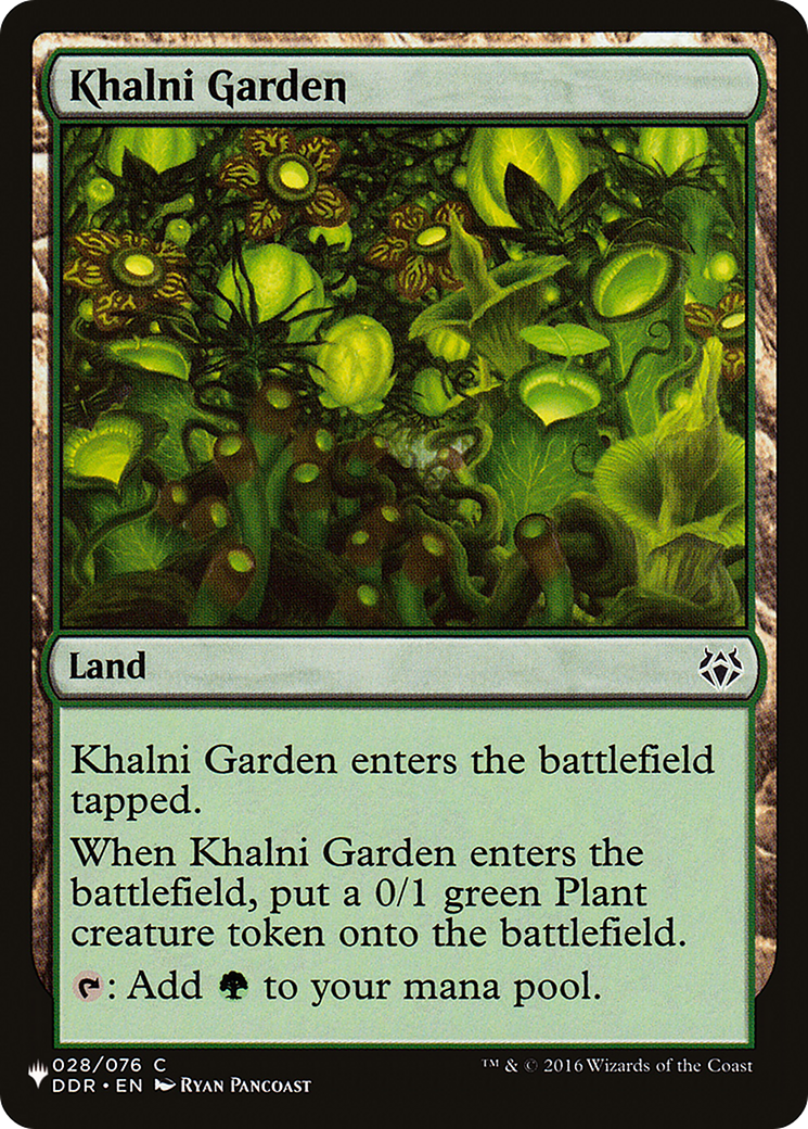 Khalni Garden [The List] | Galactic Gamez