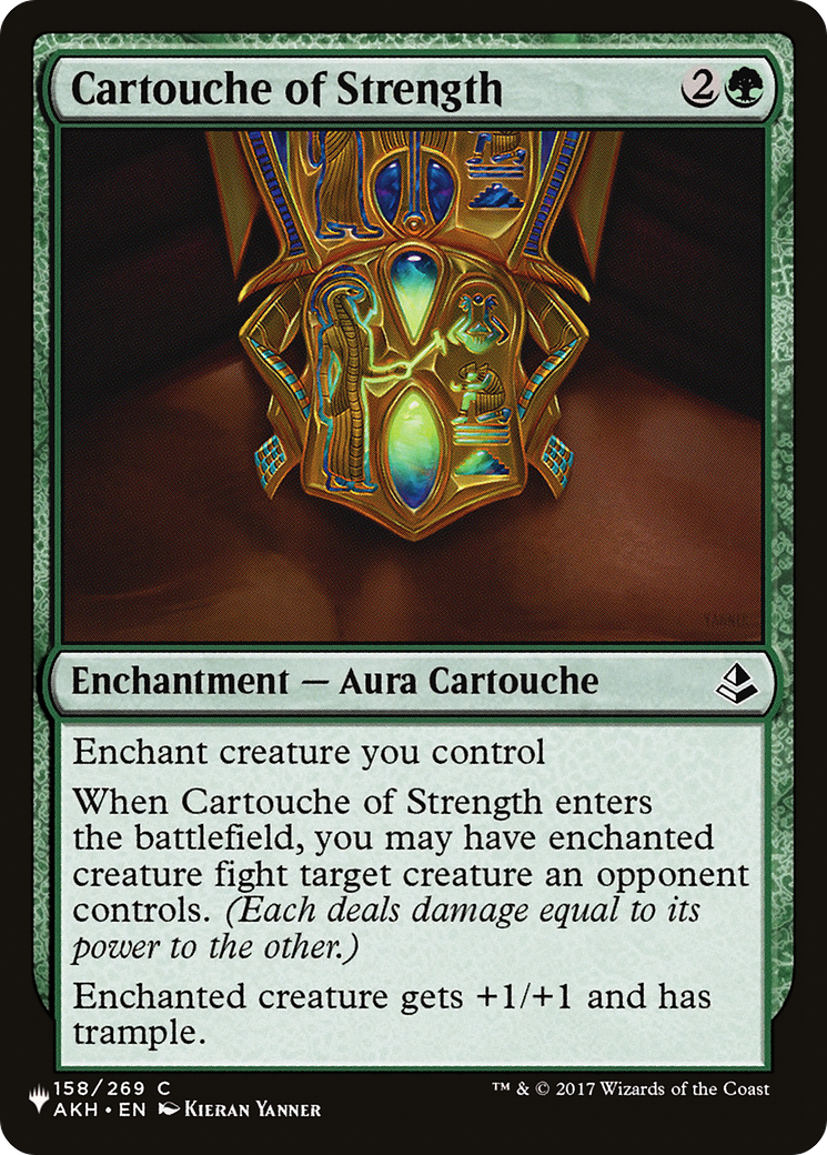 Cartouche of Strength [The List] | Galactic Gamez