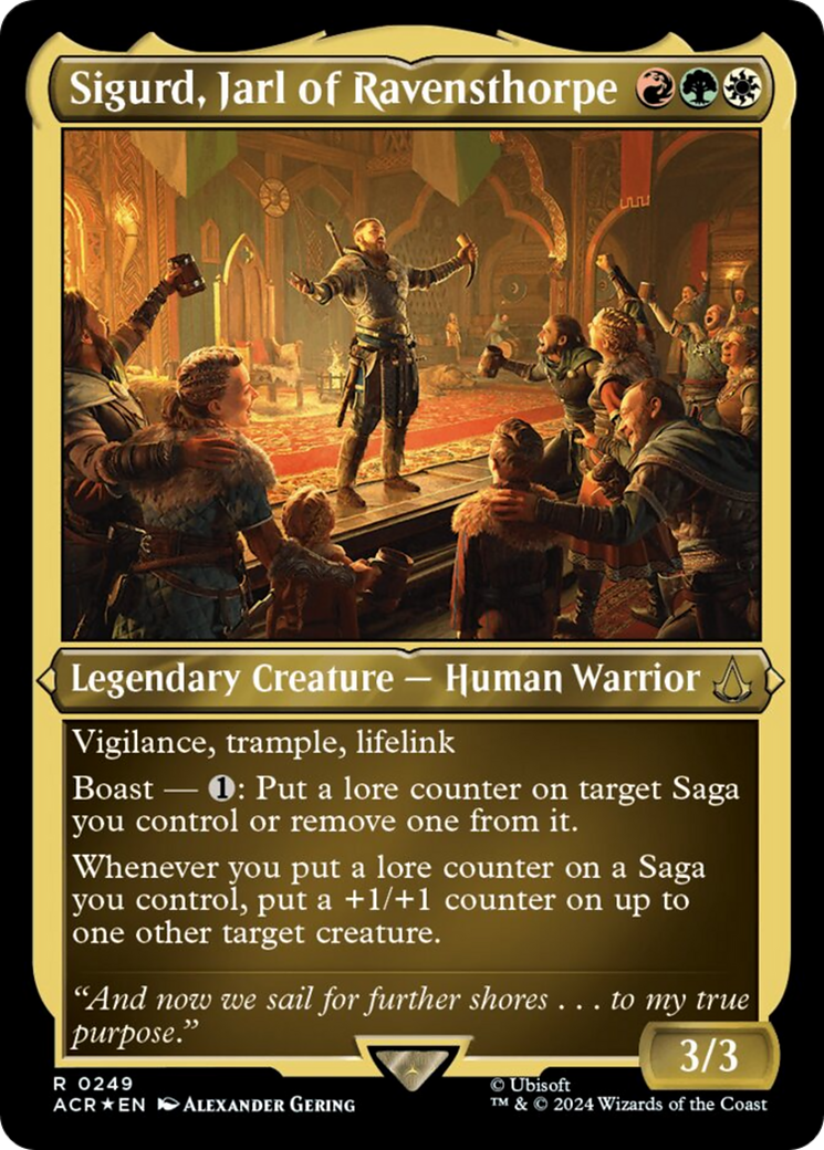 Sigurd, Jarl of Ravensthorpe (Foil Etched) [Assassin's Creed] | Galactic Gamez