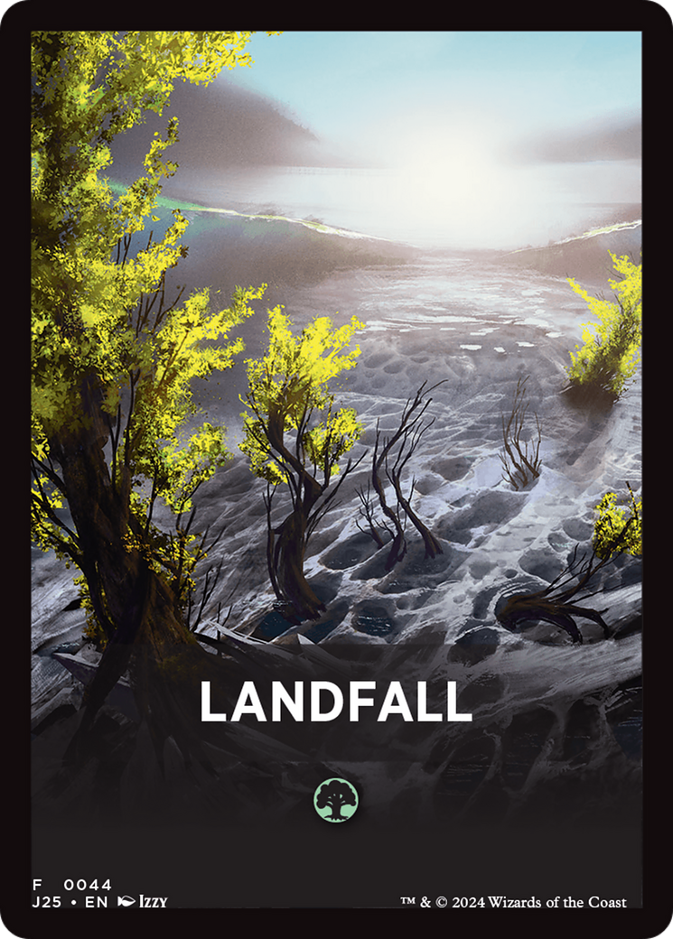 Landfall Theme Card [Foundations Jumpstart Front Cards] | Galactic Gamez