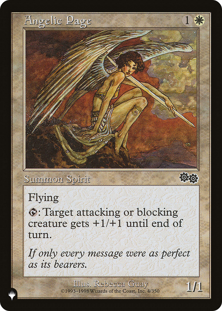 Angelic Page [The List Reprints] | Galactic Gamez