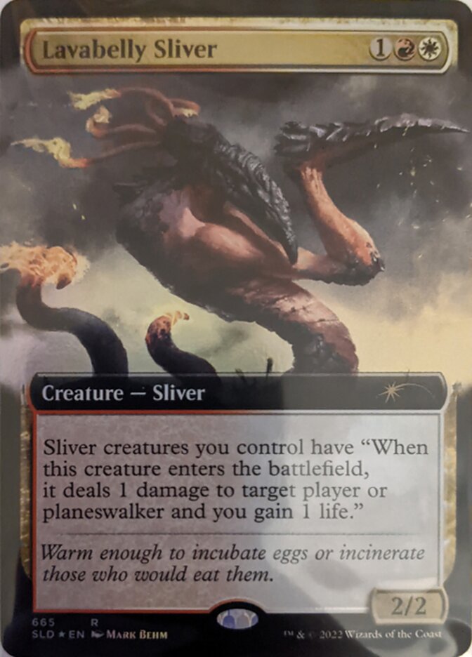 Lavabelly Sliver (Extended Art) [Secret Lair Drop Promos] | Galactic Gamez