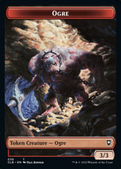 Boar // Ogre Double-Sided Token [Commander Legends: Battle for Baldur's Gate Tokens] | Galactic Gamez