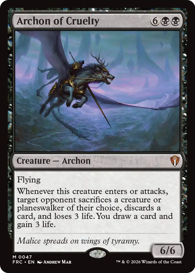 Archon of Cruelty [Reality Fracture Commander] | Galactic Gamez