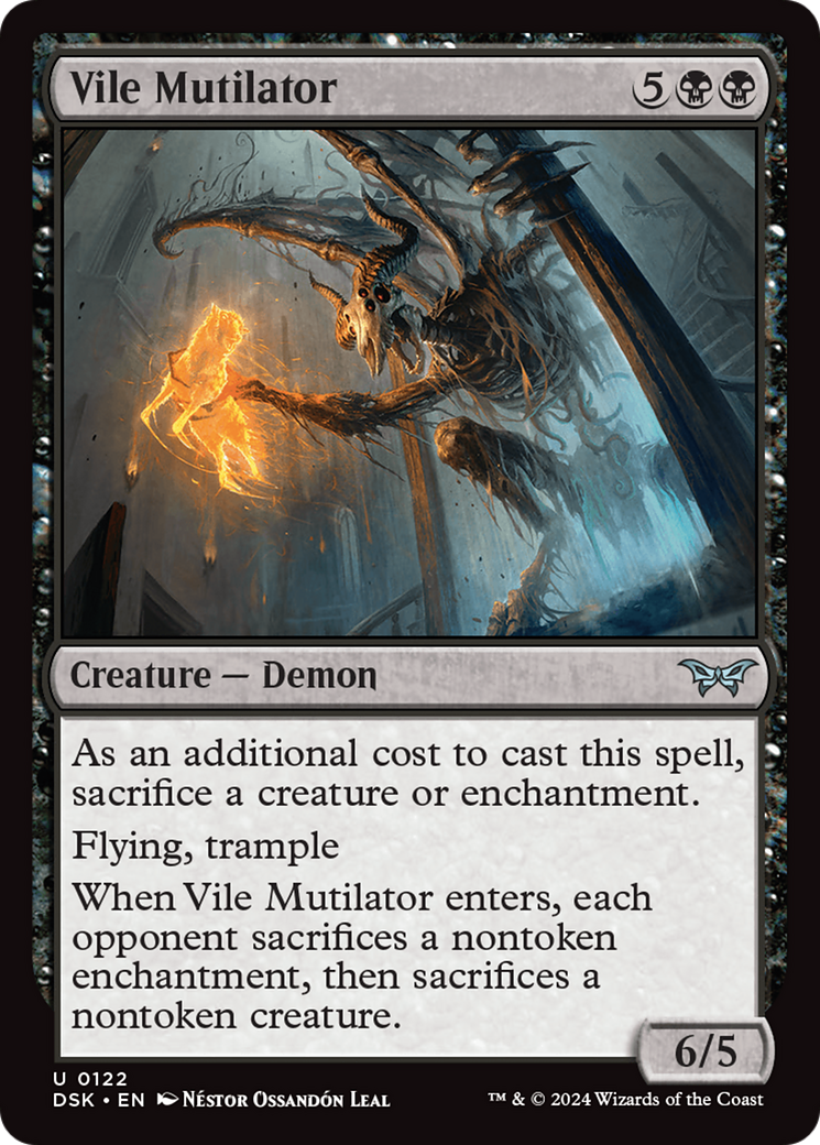 Vile Mutilator [Duskmourn: House of Horror] | Galactic Gamez