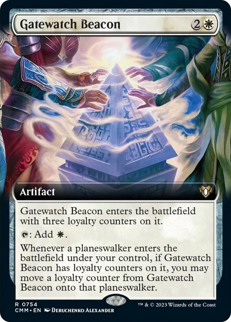Gatewatch Beacon (Extended Art) [Commander Masters] | Galactic Gamez