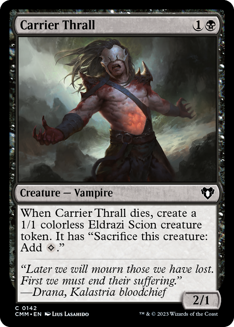 Carrier Thrall [Commander Masters] | Galactic Gamez