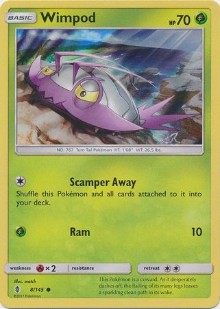 Wimpod (8/145) (Collection Promo) [Sun & Moon: Guardians Rising] | Galactic Gamez