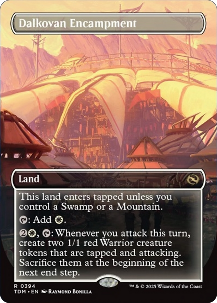 Dalkovan Encampment (Borderless) [Tarkir: Dragonstorm] | Galactic Gamez