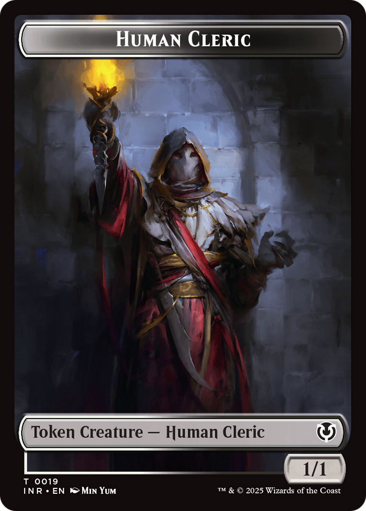 Demon // Human Cleric Double-Sided Token [Innistrad Remastered Tokens] | Galactic Gamez