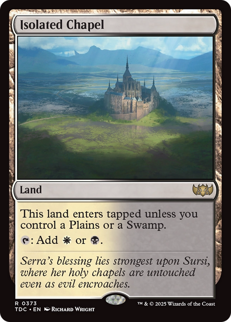 Isolated Chapel [Tarkir: Dragonstorm Commander] | Galactic Gamez