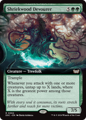 Shriekwood Devourer (Extended Art) [Duskmourn: House of Horror Commander] | Galactic Gamez