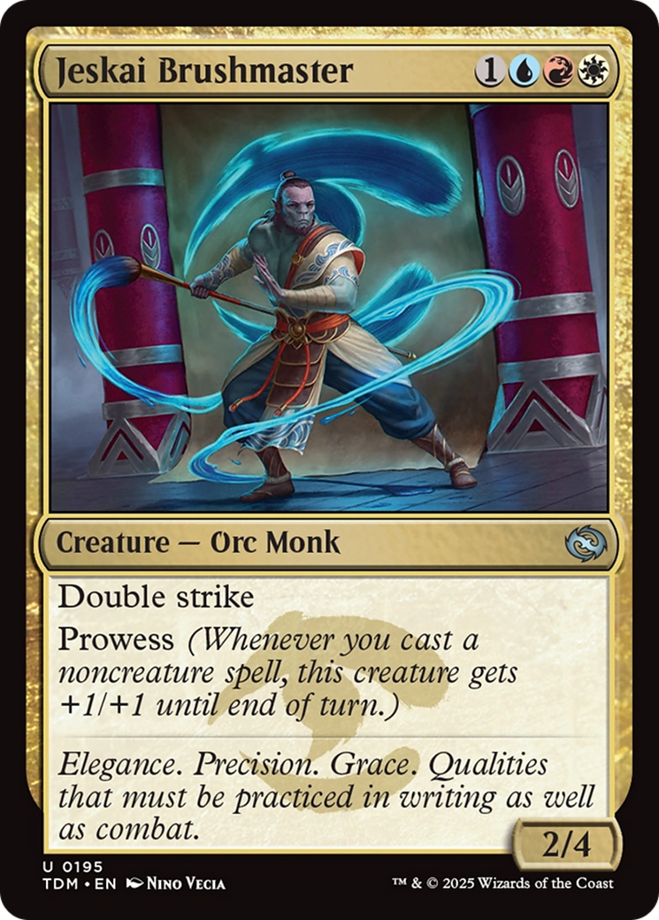 Jeskai Brushmaster [Tarkir: Dragonstorm] | Galactic Gamez