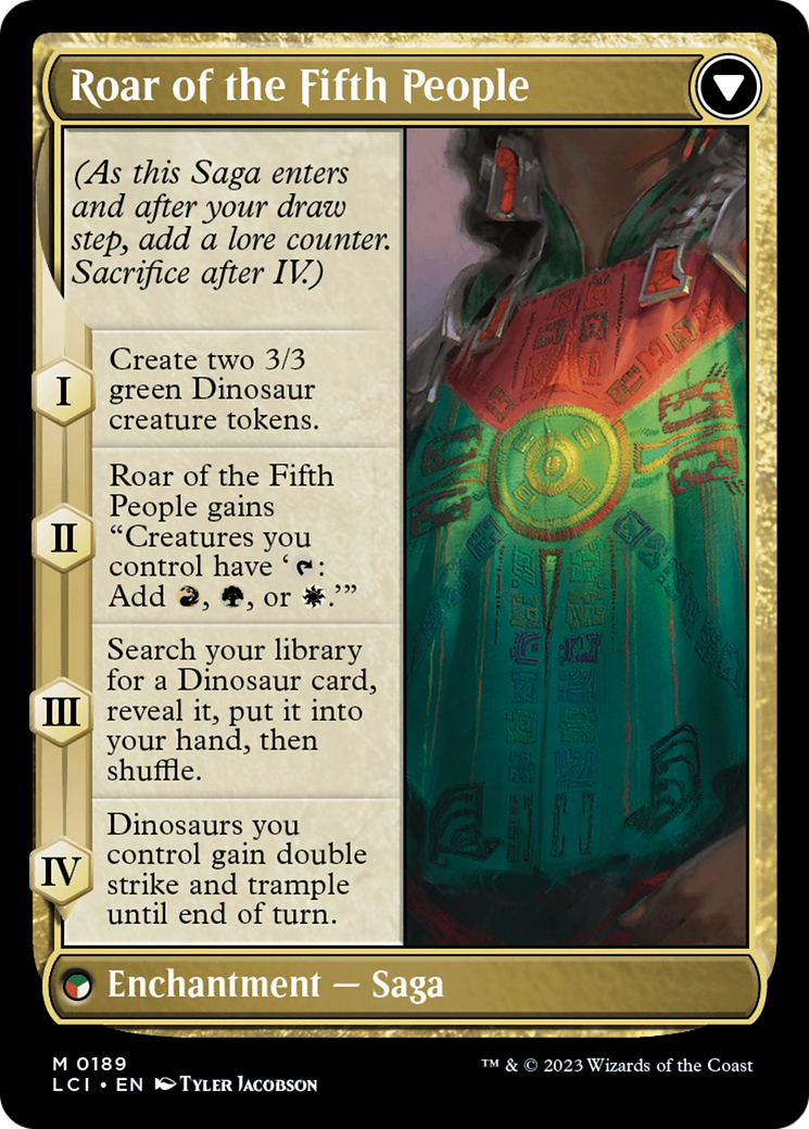 Huatli, Poet of Unity // Roar of the Fifth People [The Lost Caverns of Ixalan] | Galactic Gamez