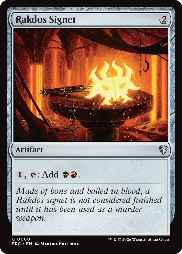 Rakdos Signet [Reality Fracture Commander] | Galactic Gamez