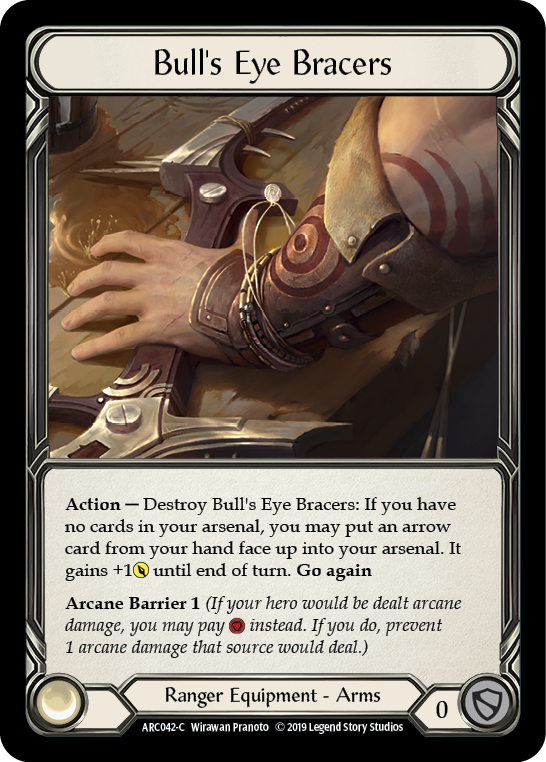 Bull's Eye Bracers [ARC042-C] (Arcane Rising)  1st Edition Normal | Galactic Gamez