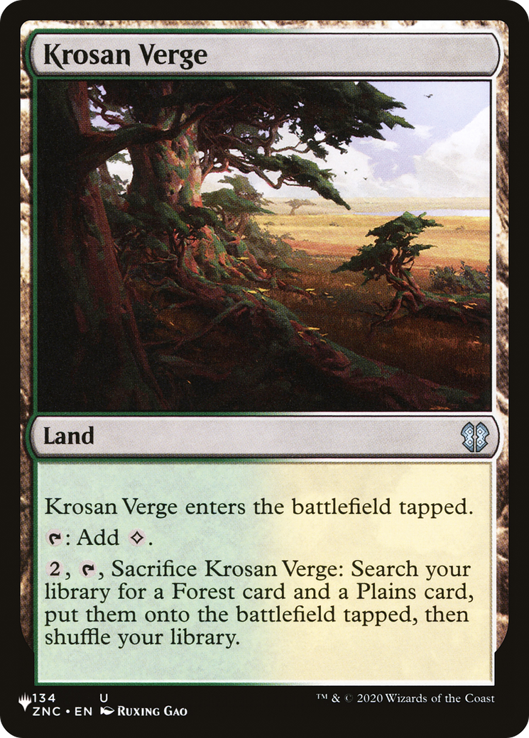 Krosan Verge (ZNC) [The List] | Galactic Gamez