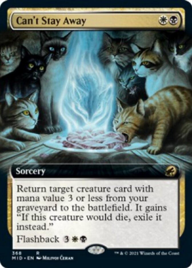 Can't Stay Away (Extended Art) [Innistrad: Midnight Hunt] | Galactic Gamez