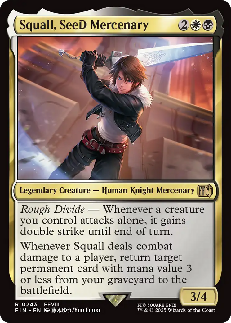 Squall, SeeD Mercenary [FINAL FANTASY] | Galactic Gamez