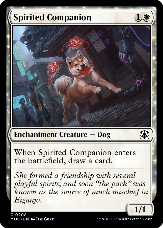 Spirited Companion [March of the Machine Commander] | Galactic Gamez