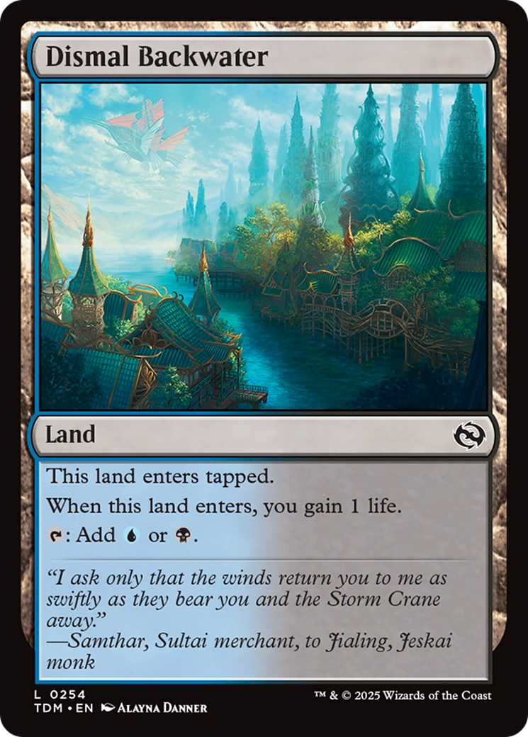 Dismal Backwater [Tarkir: Dragonstorm] | Galactic Gamez