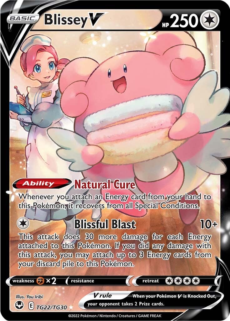 Blissey V (TG22/TG30) [Sword & Shield: Silver Tempest] | Galactic Gamez