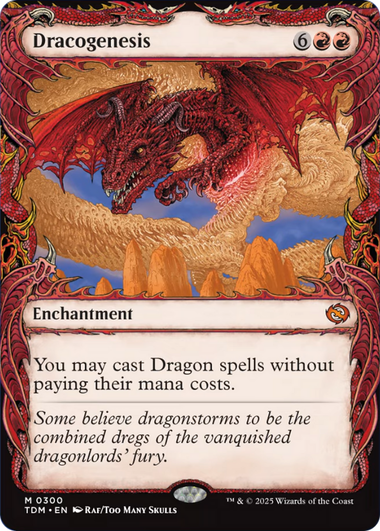 Dracogenesis (0300) (Showcase) [Tarkir: Dragonstorm] | Galactic Gamez