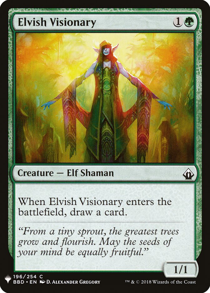 Elvish Visionary [Mystery Booster] | Galactic Gamez