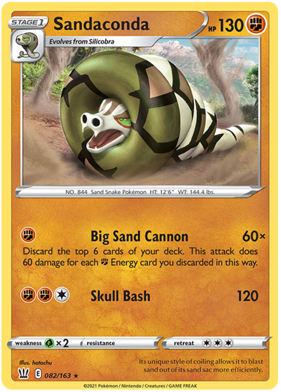 Sandaconda (082/163) [Sword & Shield: Battle Styles] | Galactic Gamez