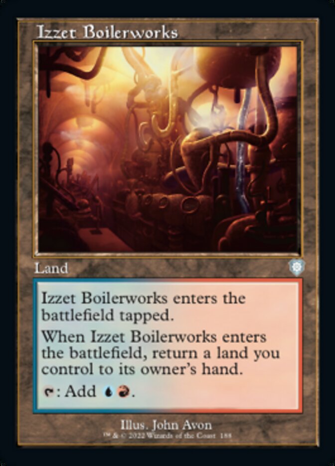 Izzet Boilerworks (Retro) [The Brothers' War Commander] | Galactic Gamez