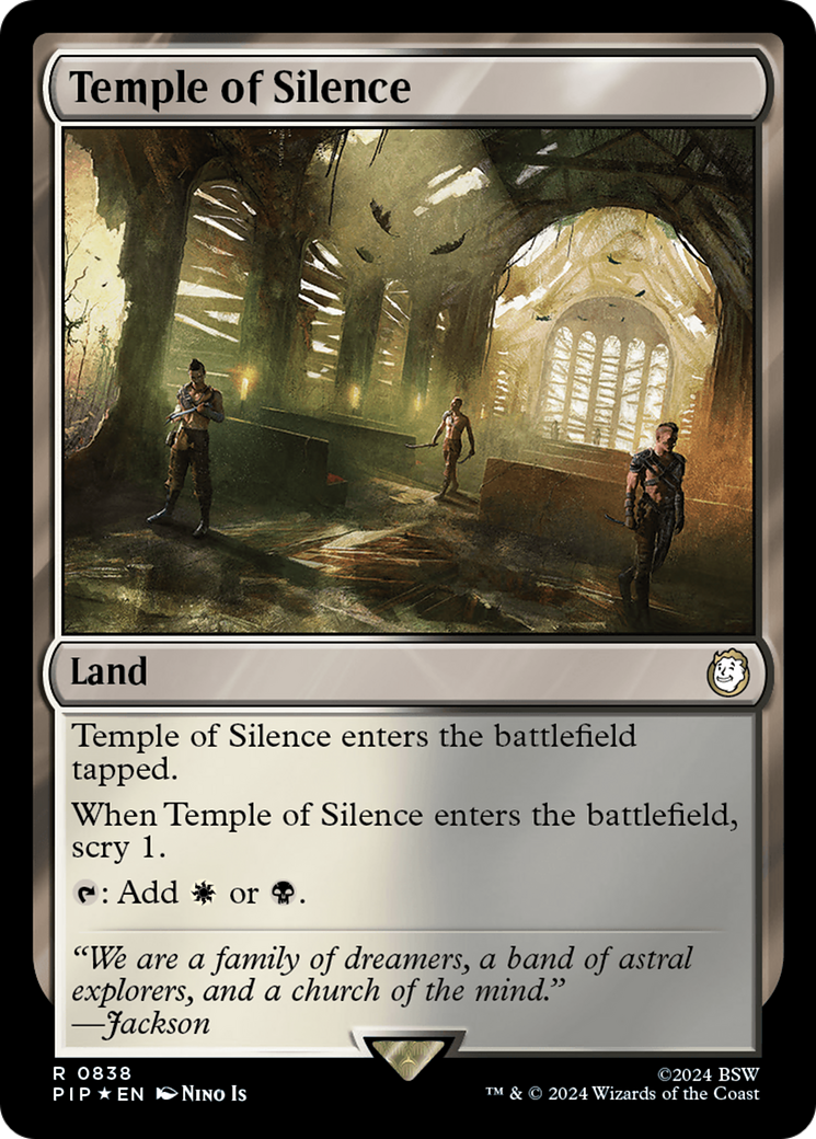 Temple of Silence (Surge Foil) [Fallout] | Galactic Gamez