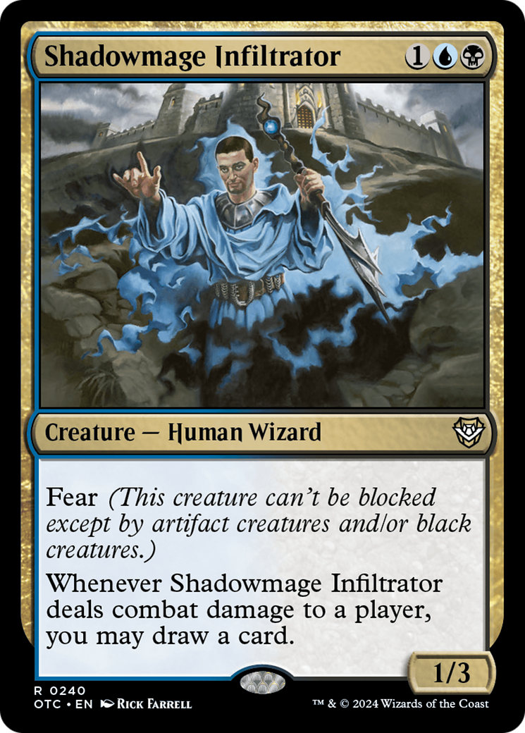 Shadowmage Infiltrator [Outlaws of Thunder Junction Commander] | Galactic Gamez