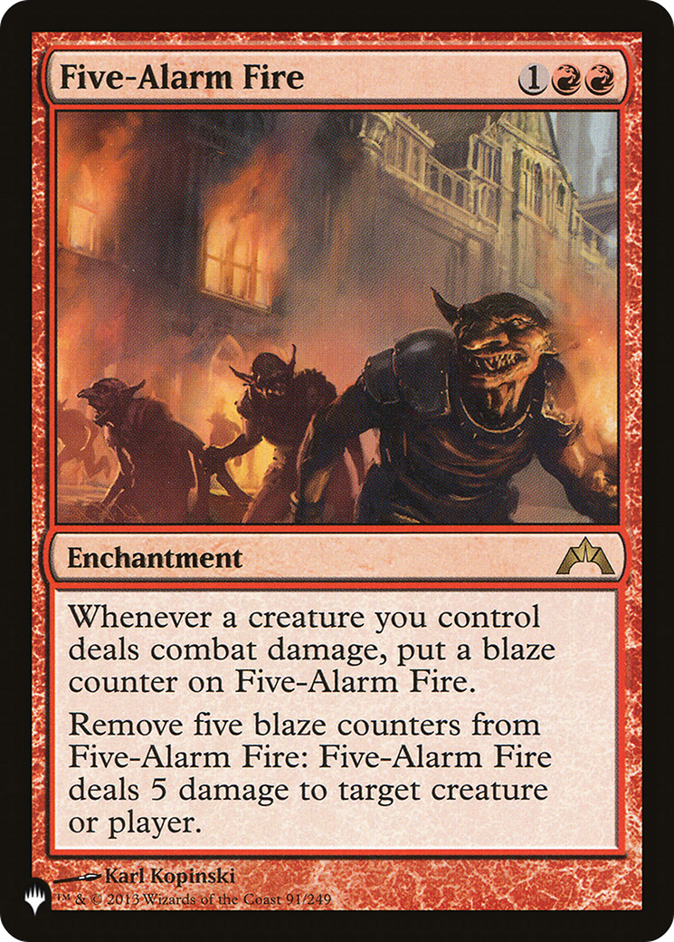 Five-Alarm Fire [The List] | Galactic Gamez