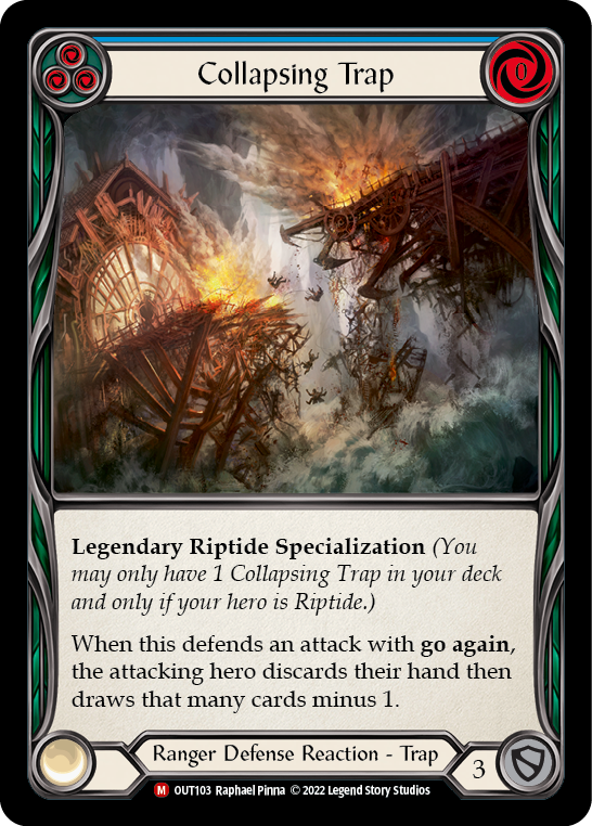 Collapsing Trap [OUT103] (Outsiders)  Rainbow Foil | Galactic Gamez