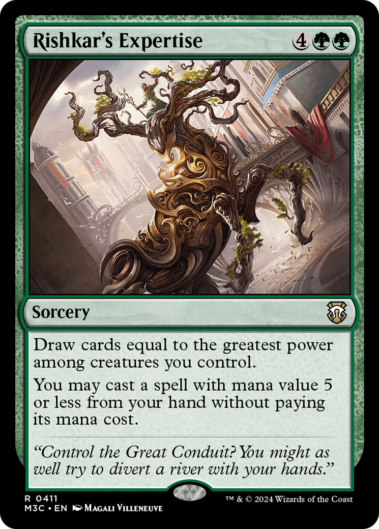 Rishkar's Expertise (Ripple Foil) [Modern Horizons 3 Commander] | Galactic Gamez