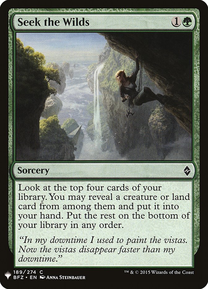 Seek the Wilds [Mystery Booster] | Galactic Gamez