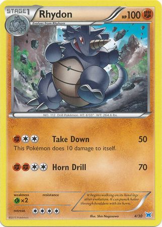 Rhydon (4/30) [XY: Trainer Kit 2 - Latios] | Galactic Gamez