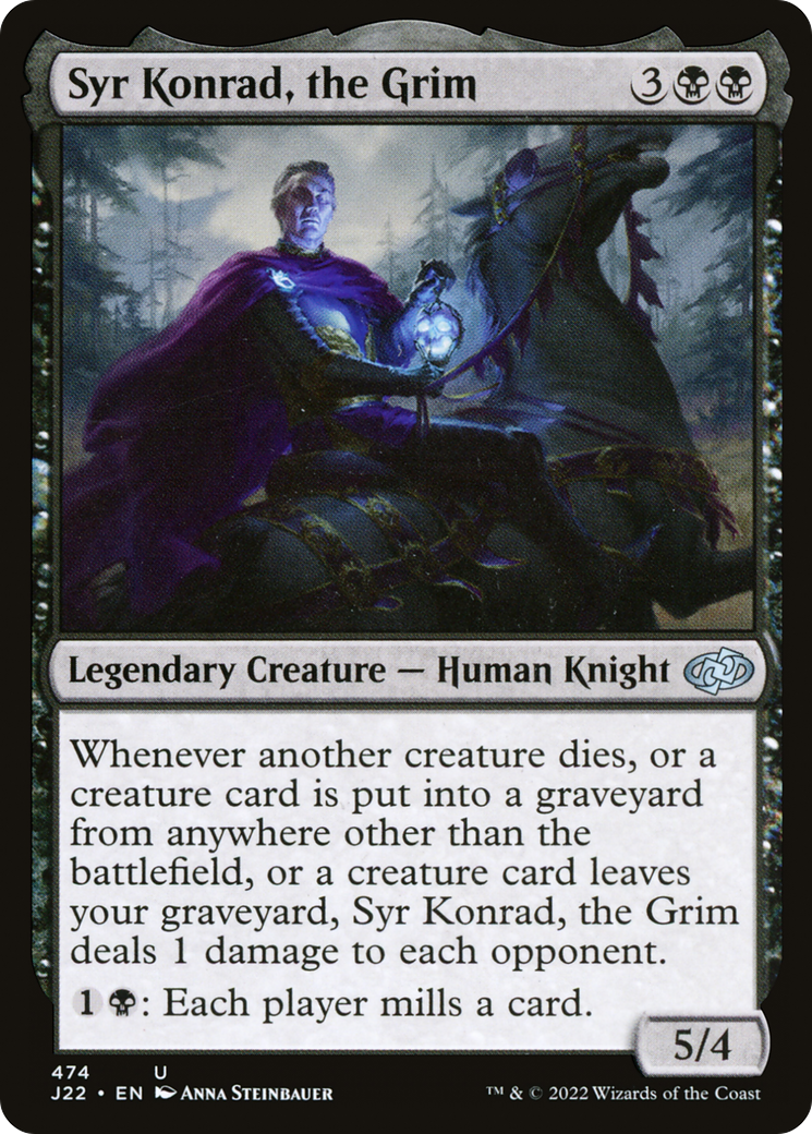 Syr Konrad, the Grim [Jumpstart 2022] | Galactic Gamez