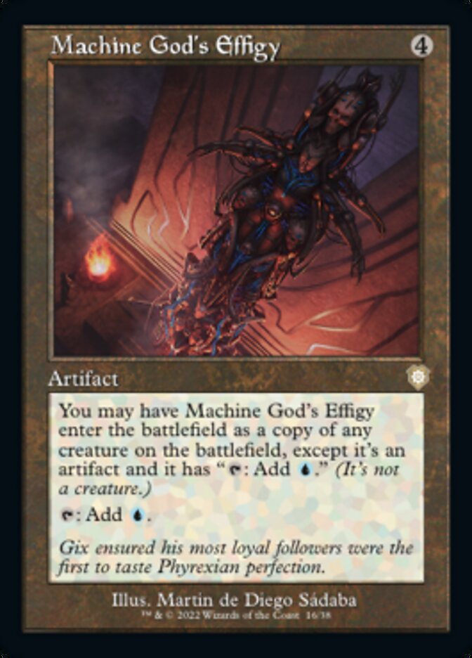 Machine God's Effigy (Retro) [The Brothers' War Commander] | Galactic Gamez