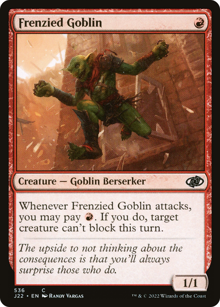 Frenzied Goblin [Jumpstart 2022] | Galactic Gamez